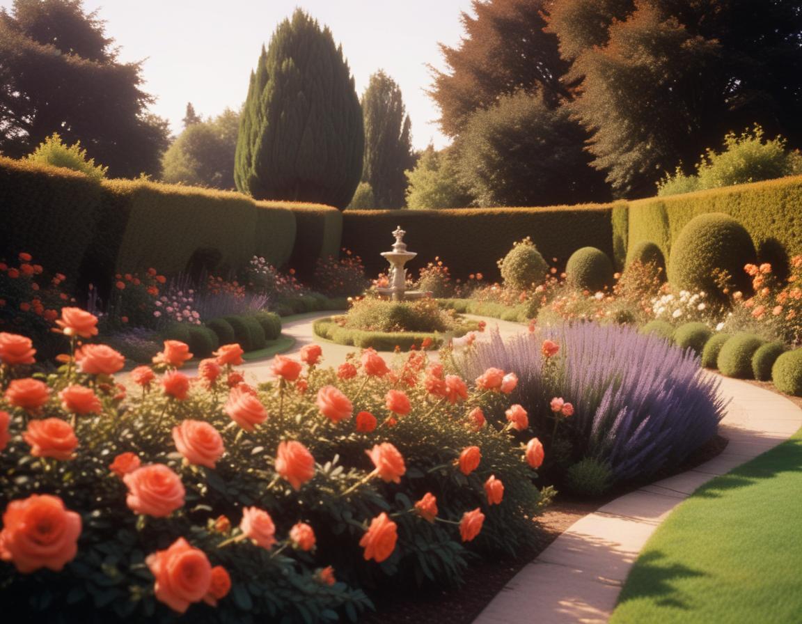 Beautiful landscape design background